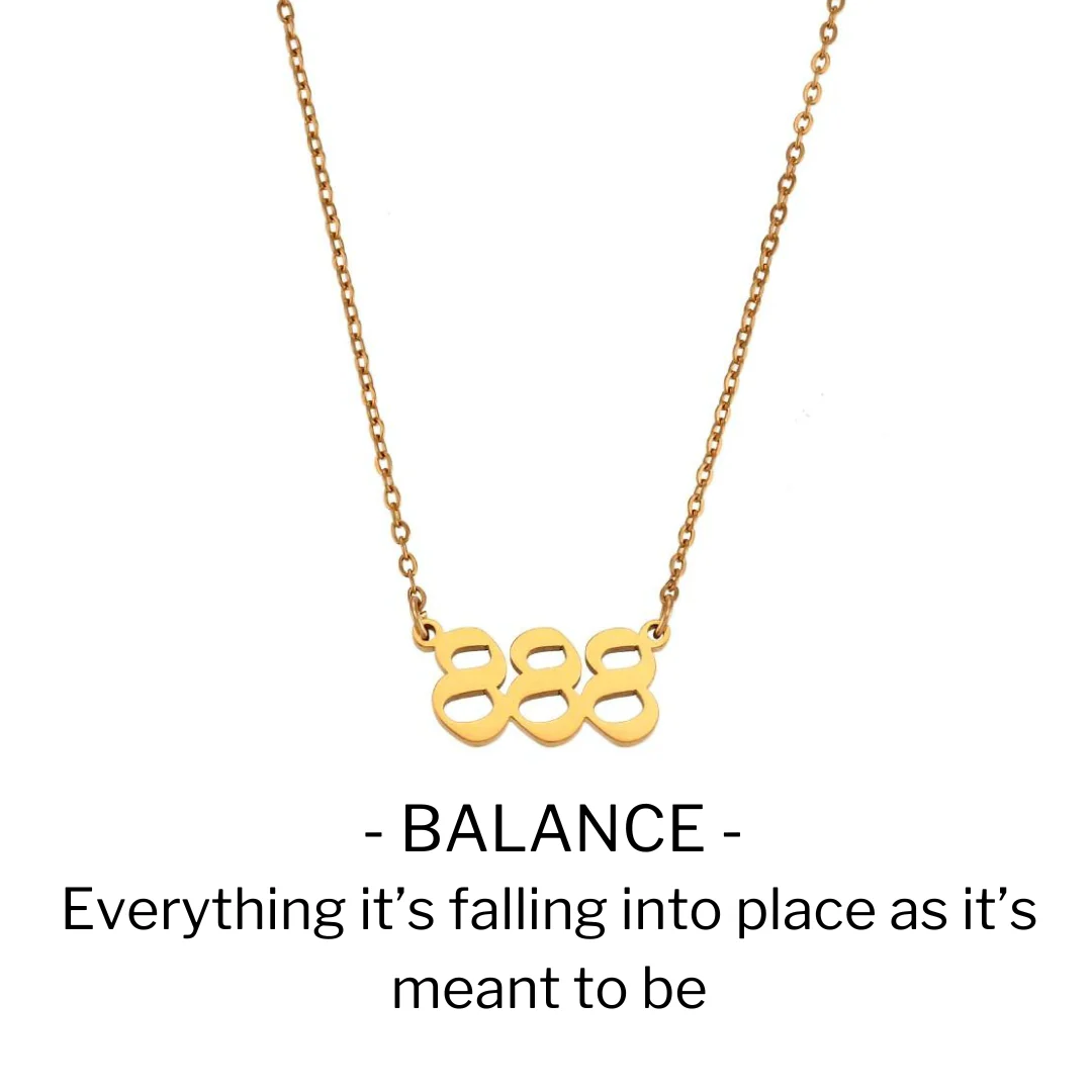 Angel Numbers 18k Gold Necklace - Image 14