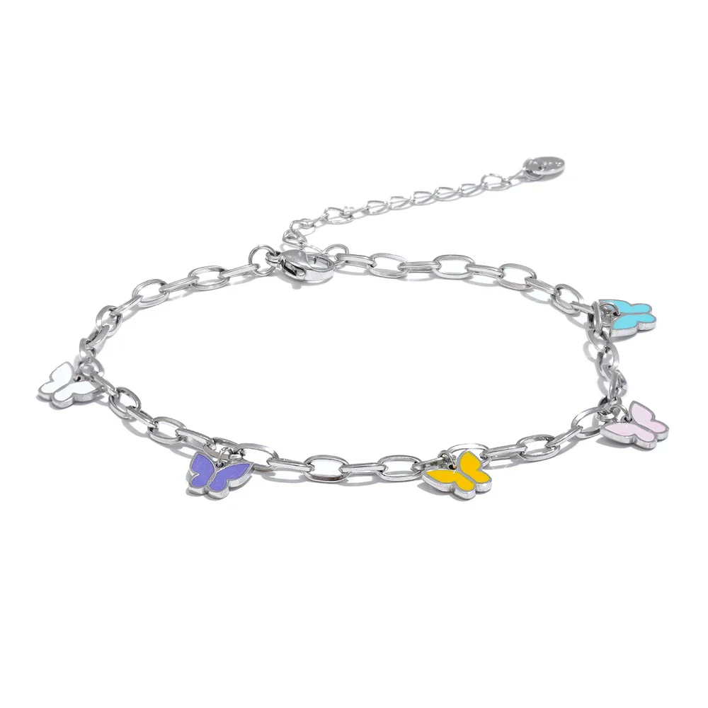 Butterfly Gold / Silver Bracelets with Enamel - Image 2