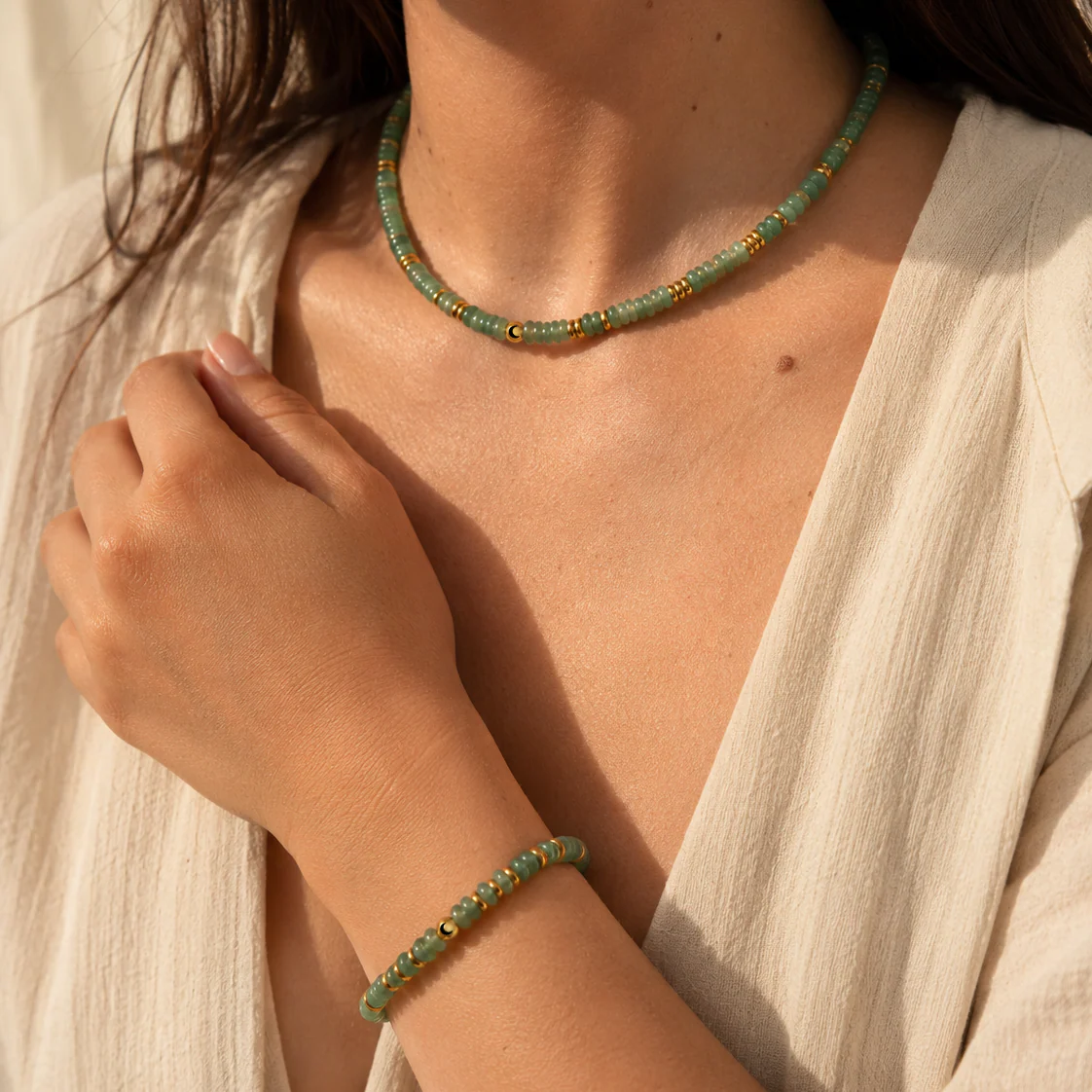 Core Collection - Green Aventurine Necklace - Image 2