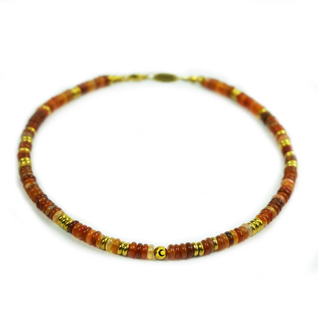 Core Collection - Red Agate Necklace - Image 3