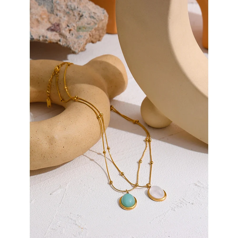 Dreamy Vitality - Amazonite | Quartz Necklace - Image 3