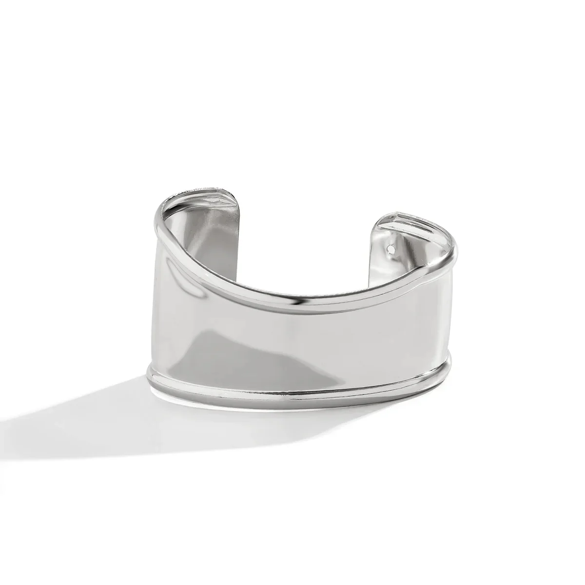 Eclipse - Wide Cuff Bracelet Gold SIlver - Image 5