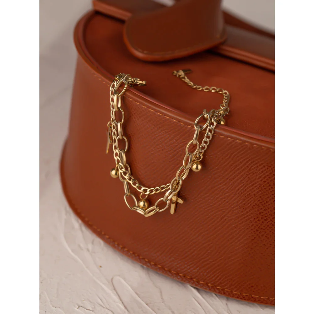 Faith & Grace Charm Gold Bracelet - Image 5