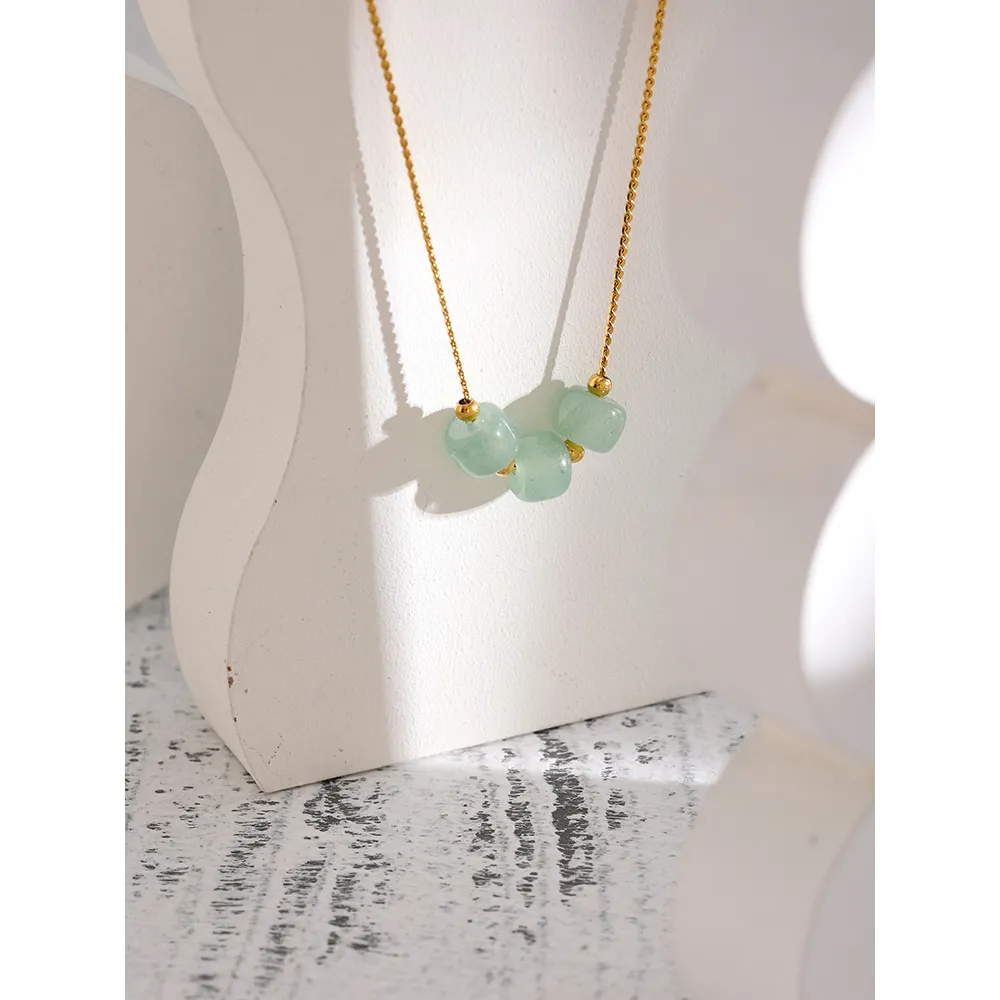 More Luck -  Aventurine  Necklace - Image 4