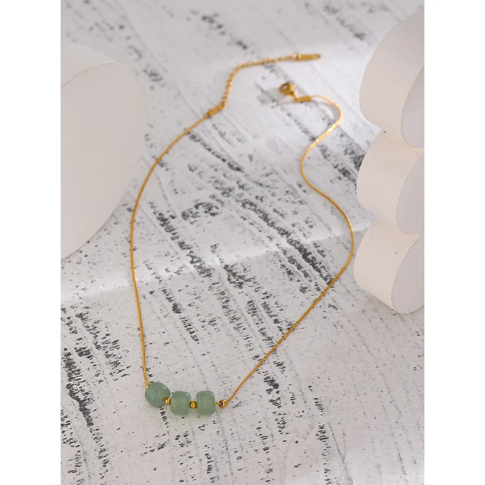 More Luck -  Aventurine  Necklace - Image 5