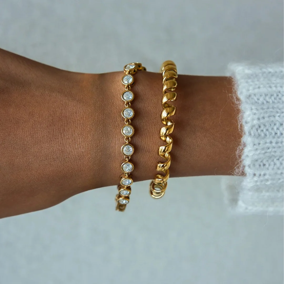 Ripple Cuff Bracelet - Image 2