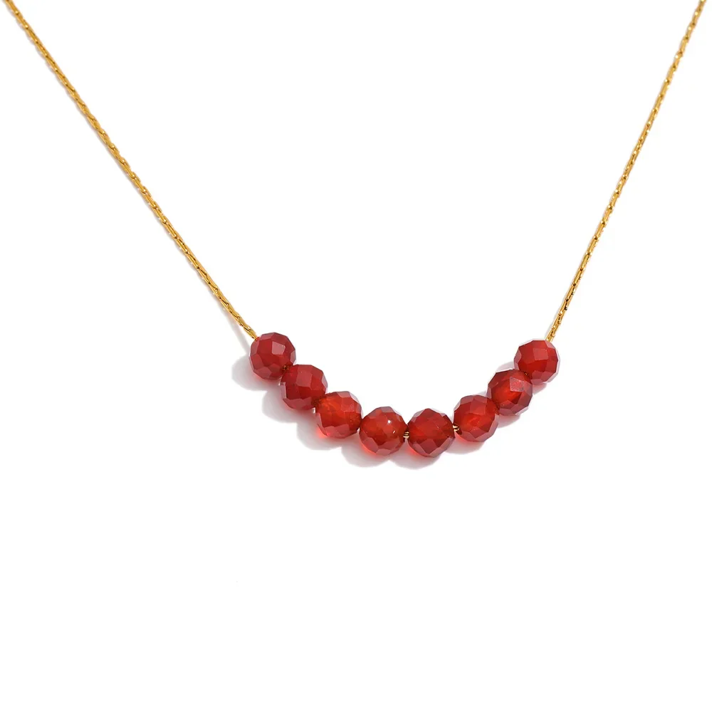 Inner Circle – Dainty Natural Stone Necklace - Image 4