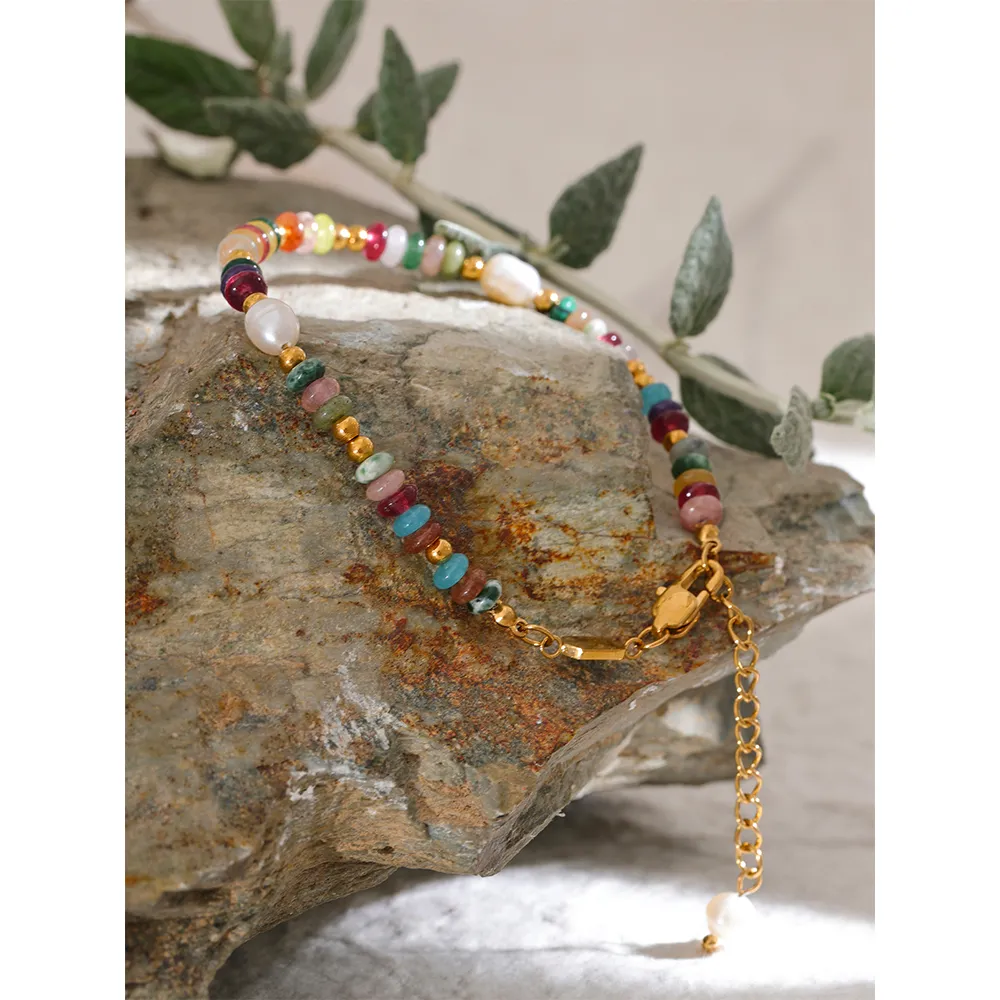 The Aura - Tourmaline and Pearl Bracelet - Image 3