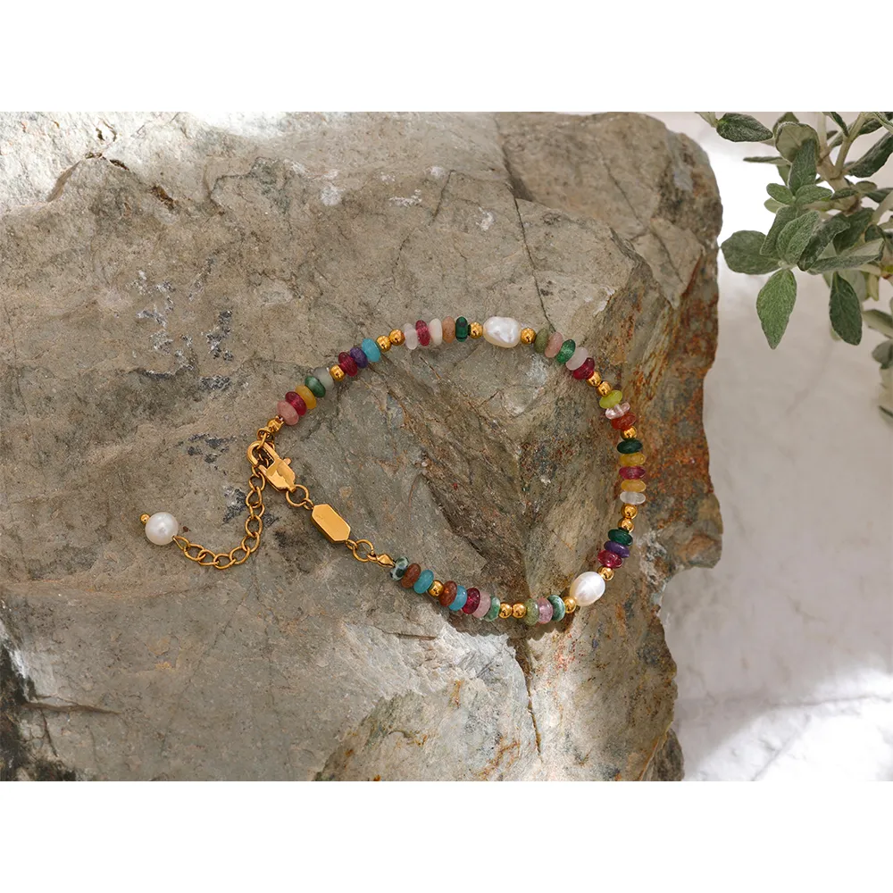 The Aura - Tourmaline and Pearl Bracelet - Image 6