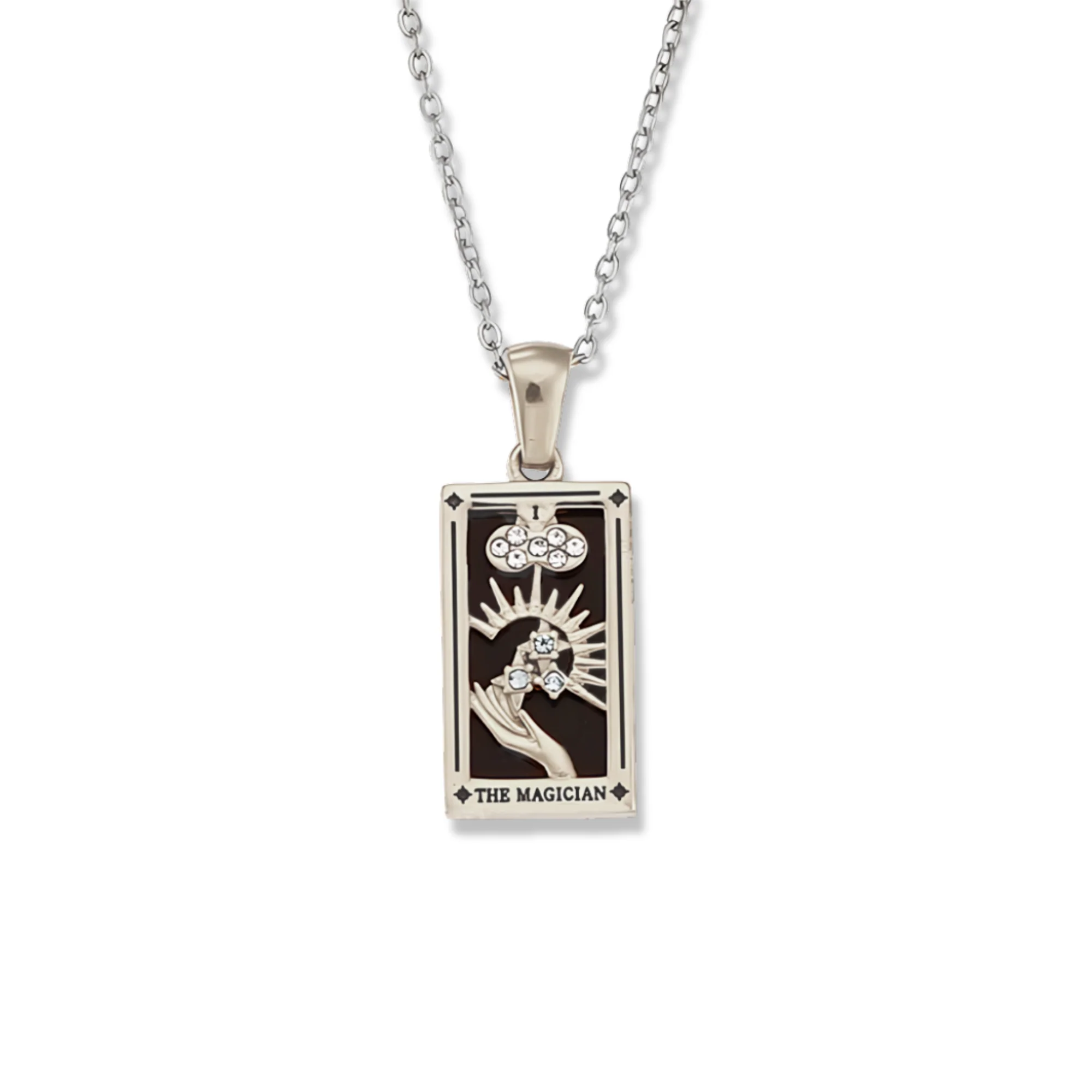 The Magician - Tarot card Dainty  18k | Silver Necklace - Image 3