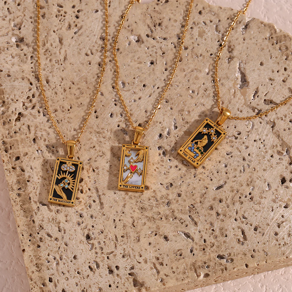 The Magician - Tarot card Dainty  18k | Silver Necklace - Image 4