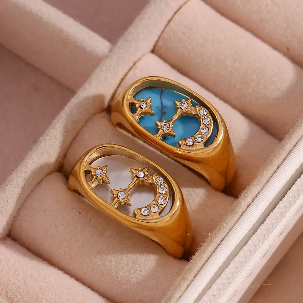 The Moon - Gold Ring - Image 5
