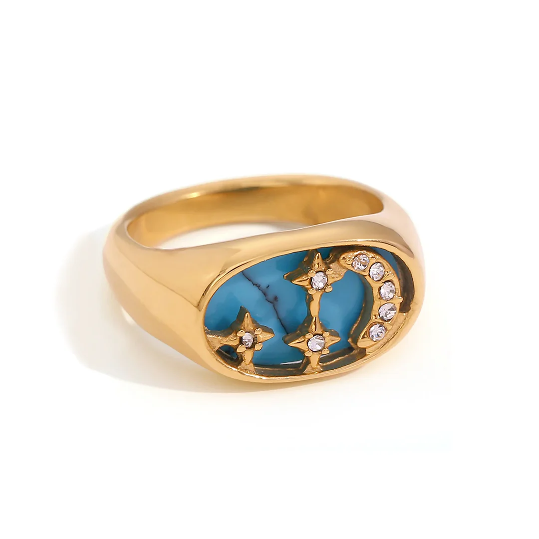 The Moon - Gold Ring - Image 8