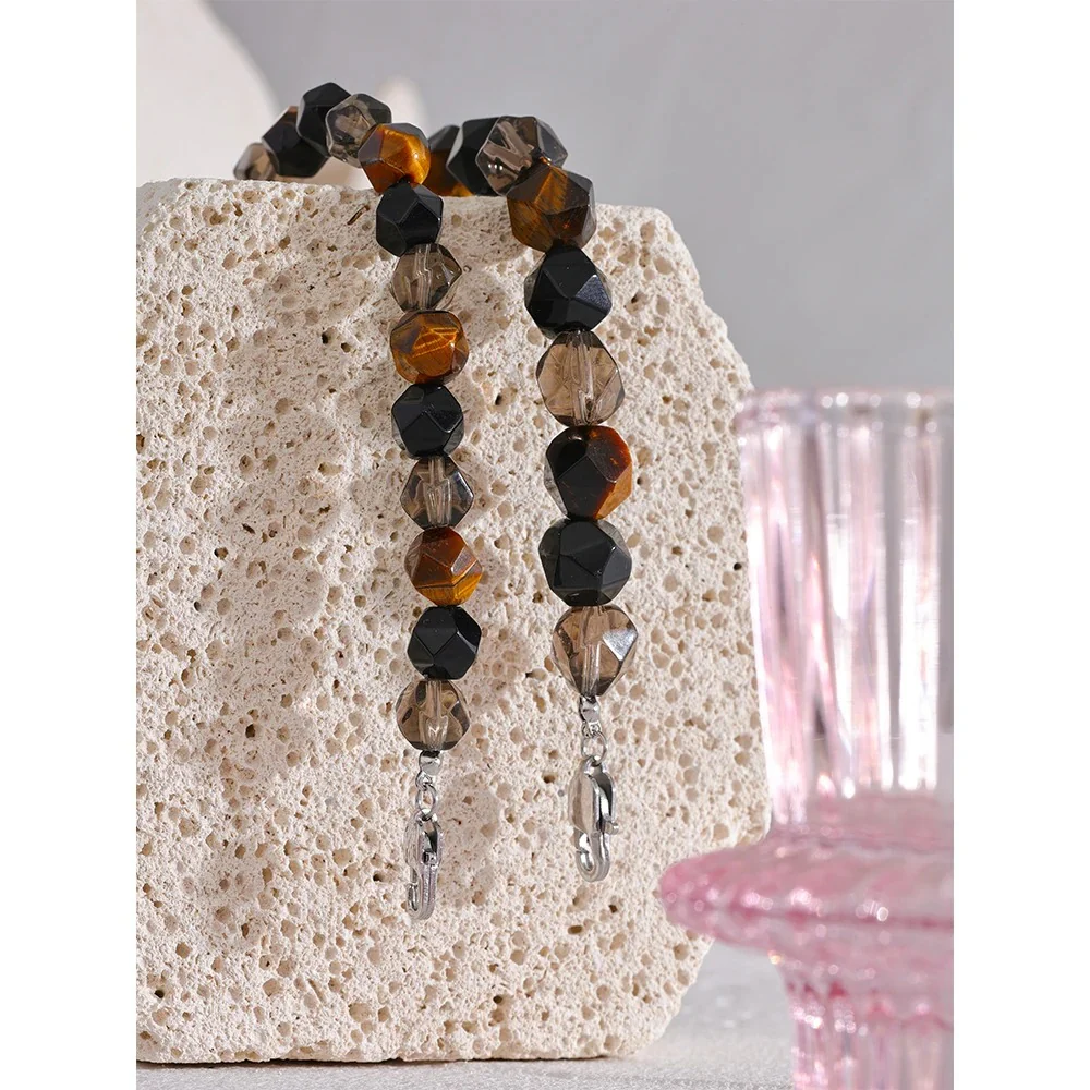 Powerful Thrive - Faceted Bracelet with Tiger's eye For Men and Women - Image 7